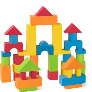 30개 폼 빌딩 블록, 어린이를 위한 창의적 교육용 EVA 폼 벽돌 장난감 플레이 세트, 소프트, 쌓을 수 있는 블록, 소년/소녀를 위한 줄기 선물, 무작위 색상, 할로윈/추수감사절/크리스마스 선물