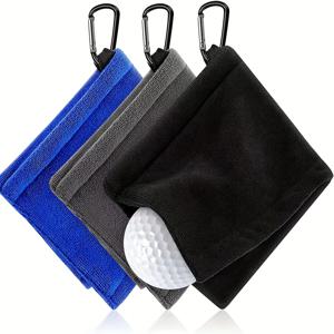 클립이 포함된 골프 공 클리너 타월, 골프 클럽 용품