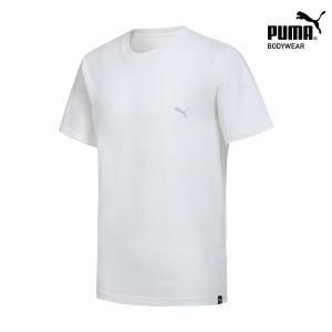 [푸마][TOP] 푸마 남여 공용 코튼 반팔 티셔츠 1종 베이직 화이트