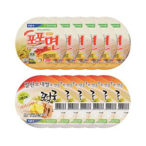 동송농협 철원오대쌀로 만든 떡국6개+포포면 멸치맛6개 즉석식품