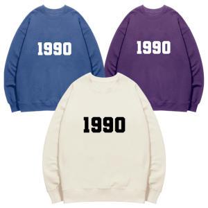 글래드블리스 남여공용 1990 특양면 오버핏 맨투맨 티셔츠
