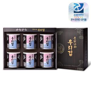 우리나라 우리김(30g,캔김)x6캔 선물세트