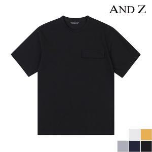 [지오지아][앤드지] [95size]세미오버핏 반팔 티셔츠  (BLZ2TR1002)