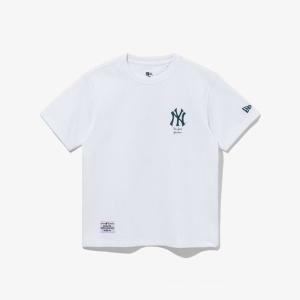 [갤러리아] 뉴에라키즈 MLB 뉴욕 양키스 레터링 티셔츠 화이트(14310273)