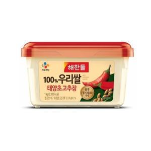 [CJ] CJ 해찬들 우리쌀 태양초 고추장 1kg 6개
