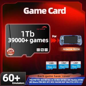 Anbernic용 고속 게임 카드, 사전 설치 레트로 및 플레이스테이션 PSP 호환, 512Gb/1Tb rg556