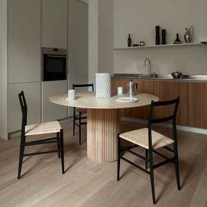 템바보드 식탁 원탁 둥근 인용 타원형 테이블 탁자 원목 북유럽