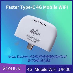 USB 어댑터가 있는 휴대용 4G LTE WiFi 모뎀, RV 여행 휴가 캠핑 원격 지역, C타입 모바일 라우터, 고속 4G