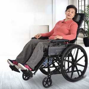 침대형휠체어 경량 접이식 병원용 환자 요양 바퀴의자