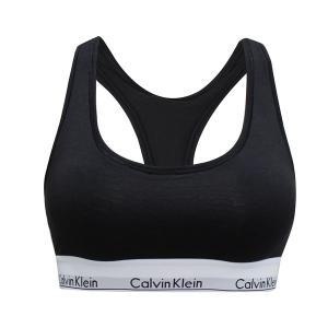 [Calvin Klein]캘빈클라인 언더웨어 CK 여성 모던 코튼 레이서백 논패드 브라렛 속옷 블랙 F3785-001