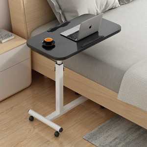 이동식 조절 바퀴 침대 사이드 테이블 노트북 접이식