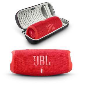 JBL 스피커 블루투스 차지 5휴대용 스피커, Megen 하드쉘 여행용 케이스 포함, IP67 방수 및 USB 충전 (레