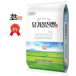 [참달성](대구신세계)[2023 햅쌀] 유가찰진쌀 20kg / 찹쌀이 섞여 찰진쌀