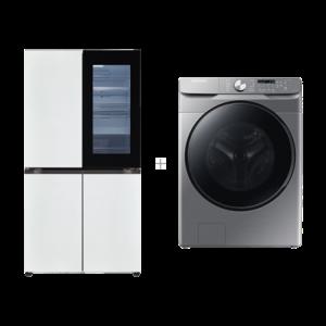 엘지 25kg 세탁기+하이얼 433L 냉장고 렌탈 FX25VSR+HRS445MNG (S) 상품권 당일 지급