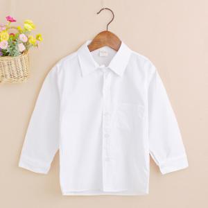 흰색 긴팔 셔츠 아동/남아/여아 키즈 초등학생 어린이 흰색남방 와이셔츠