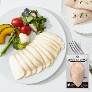 [미트리] 닭가슴살 스팀 슬라이스 오리지널 150g 24팩