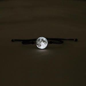 몽상달빛 소원 야광이니셜팔찌(달16mm)