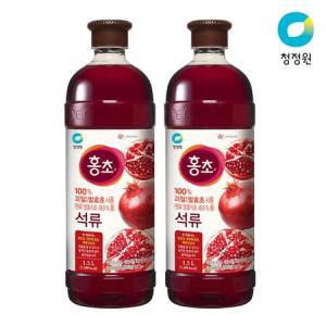 청정원 홍초 석류 1.5L 2개_MC