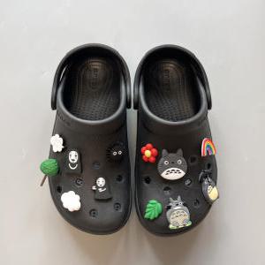 [뉴지] 캐릭터 지브리 토토로 먼지 가오나시 지비츠 세트 클로그 파츠 참 실내화 신발 꾸미기