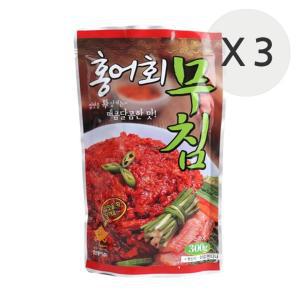 [택배]영산홍어 홍어회무침 300g*3