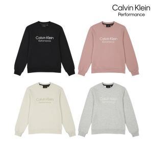[Calvin Klein Perfomance][캘빈클라인 퍼포먼스] 24SS 베이직 로고 맨투맨 여성 4컬러 택1