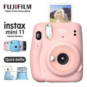 새로운 후지 정품 Instax Mini11 즉석 카메라, 핑크/블루/그레이/화이트/퍼플 미니 사진 핫 세일