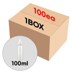 화이트캡 스프레이 투명 100ml 플라스틱 용기 소분병 공병 여행 (1BOX 100개)