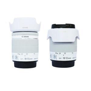 완벽호환 흰색 EW-63C 카메라 렌즈 후드 58mm Petal baynet canon 100d EF-S 18-55mm f/3.5-5.6 IS STM