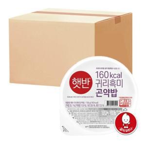 CJ제일제당 햇반 귀리흑미곤약밥 150g x 24개