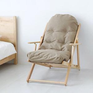 [신세계몰]바퀴달린집 의자 접이식 안락의자 고무나무 원목(내추럴) 1인용 릴렉스 휴식 캠핑 SNUG