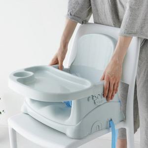 [신세계몰]마켓비 AHEBA 유아 부스터 의자 고정벨트 3단계조절 트레이 아기 이유식 식판