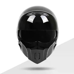 남성용 탈착식 가드 모듈식 헬멧  DOT 승인 오토바이 스콜피온 풀페이스 블랙 렌즈 플러스 사이즈 3XL 4XL