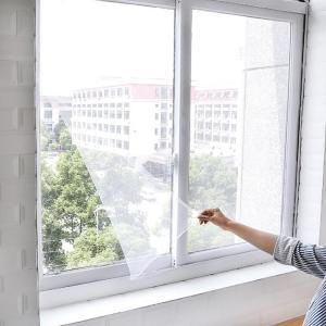 창문 찍찍이 간편설치 셀프인테리어 모기장 150x200cm 간편 방충망 유리창 셀프보수