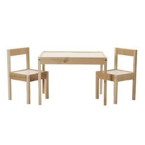 [비카]이케아 LATT 레트 어린이테이블+의자2 세트 책상세트 테이블세트 유아책상세트