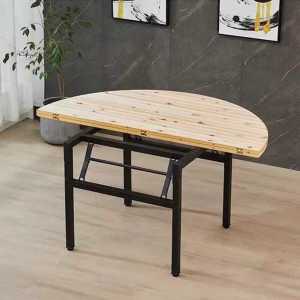 식탁상판 원목 테이블 접이식 상판 나무 업소용 원형 식탁