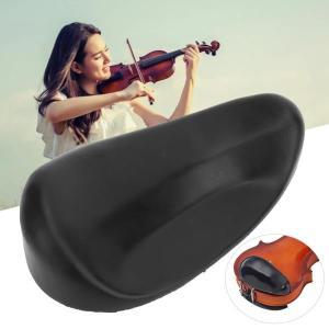 TPU 바이올린 어깨 받침 패드  악기 부품 고정 빨판 2 개 포함 블랙