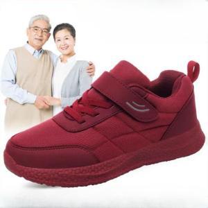 성인 찍찍이 운동화 노인을 위한 신발 여성 사계절 남여공용 통기성 워킹화