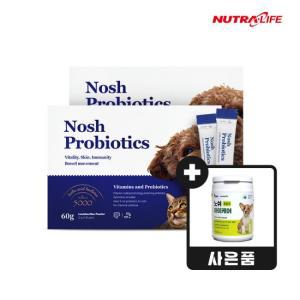 노쉬 프로바이오틱스 2박스 강아지 고양이 유산균+아이케어1병