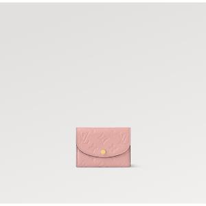 [루이 비통]여성 반지갑 로잘리 코인 퍼스 로즈 퍄우더 모노그램 앙프렝뜨