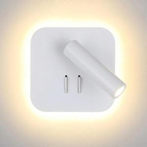 북유럽 LED 벽 램프 스위치 3W spotligh 백라이트  회전 Scon 실내 조명 홈 머리맡