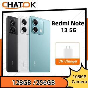 스마트폰 공기계 정식발매 새제품 샤오미 Redmi Note 13 5G 글로벌 롬 휴대폰 MTK 치수 6080 NFC 6.67
