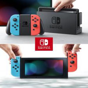 Nintendo Switch 본체 닌텐도 스위치 Joy-Con L 네온 블루 R 레드  e 숍에서 잡는 선불 번호 3000 엔 분