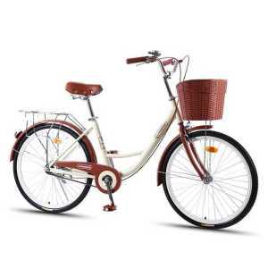 바구니 클래식 성인 알루미늄 자전거 26인치 삼천리 여성용 완조립