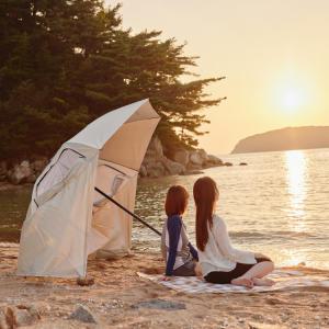 [불스원] 1초 파라솔 우산 텐트 (방수 UV차단 / 피크닉 / 해변 파라솔 / 낚시 / 차박)