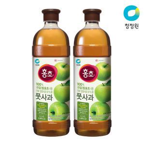 청정원 홍초 풋사과 1.5L 2개
