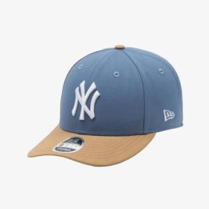 뉴에라모자 CQK 14205870 MLB 뉴욕 양키스 빈티지 헤링본 로우 프로파일 스트랩백 블루