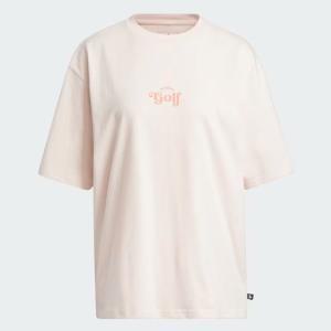 [아디다스골프](하남점)2023 F/W 우먼스 골프 그래픽 티셔츠 II6054 (핑크)