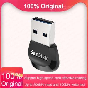 SanDisk USB 3.0 카드 리더 고속 플래시 메모리 Tf 마이크로 SD 블랙 미니 B531 100%