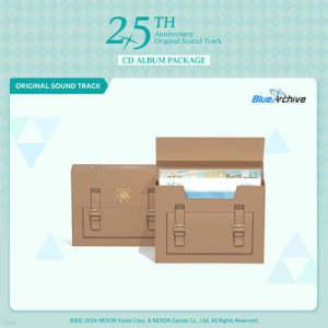 [CD] 블루 아카이브 2.5주년 기념 OST CD 앨범 패키지 (BLUE ARCHIVE 2.5th ANNIVERSARY OST - CD ALBUM PACKAGE) /아웃박스 + 디지팩 (2CD) + 포토북 + 수영복 복면단 No.5 마스크 + 포토카드 A + 포토카...