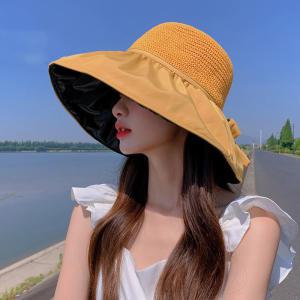 여성 자외선차단 챙넓은 사파리 썬캡 바캉스 비치 여름 모자